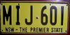 New South Wales The Premier State License Plate