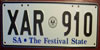 South Australia License Plate