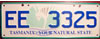 Tasmania License Plate