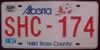 Alberta Wild Rose Country License Plate