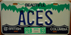 British Columbia License Plate
