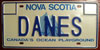 Nova Scotia Vanity License Plate