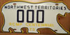 Northwest Territories Royal Canadian Mounted Police Centennial Sample License Plate
