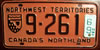 Northwest Territories Shield License Plate