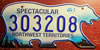 Northwest Territories Spectacular License Plate