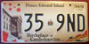 Prince Edward Island Birthplace of Confederation Canada License Plate