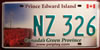 Prince Edward Island Windmill License Plate