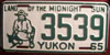Yukon 1965 License Plate