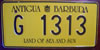 Antigua License Plate