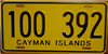 Cayman Islands License Plate