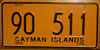 Cayman Islands License Plate