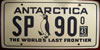 Antarctica - License Plate
