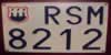 Republic San Marino License Plate