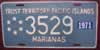 Marianas Island License Plate