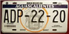 Aguascalientes Mexico new style graphic License Plate