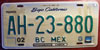 Baja California 2001 Norte Mexico License Plate
