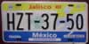 Jalisco Mexico License Plate