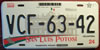 San Luis Potosí 2010 License Plate