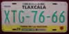 Tlaxcala Mexico License Plate