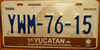 Yucatn Full Graphic Pyramid License Plate