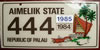 Aimeliik Palau License Plate