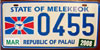 Melekeok Repunlic of Palau License Plate