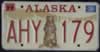 Alaska Grizzly Bear License Plate