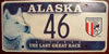 Alaska Iditarod The Last Great Race License Plate