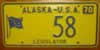 Alaska Legislator Political License Plate