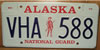 Alaska National Guard License Plate