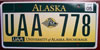 Alaska License Plate