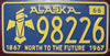 Alaska Totem Pole North to the Future License Plate