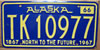 Alaska Truck  License Plate