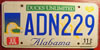 Alabama Ducks License Plate