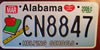 Alabama Helping Schools License Plate
