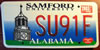Alabama Samford University License Plate