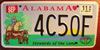 Alabama Stewards of the Land License Plate