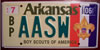 Arkansas Boy Scouts of America License Plate