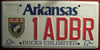 Arkansas Ducks Unlimited License Plate
