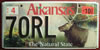 Arkansas Environmental Elk License Plate