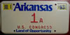 Arkansas U.S. Congress License Plate