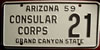 Arizona Consular Corps License Plate