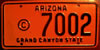 Arizona County License Plate