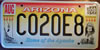 Arizona Home of the Apache Indians License Plate