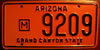 Arizona Municipal License Plate