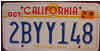 California Sun The Golden State Sunset License Plate