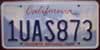 California Yosemite National Park License Plate