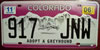 Colorado Adopt a Greyhound License Plate