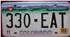 Colorado Purple Mountains License Plate