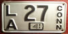 Connecticut 1941 License Plate